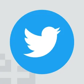 Twitter Icon Circle Blue